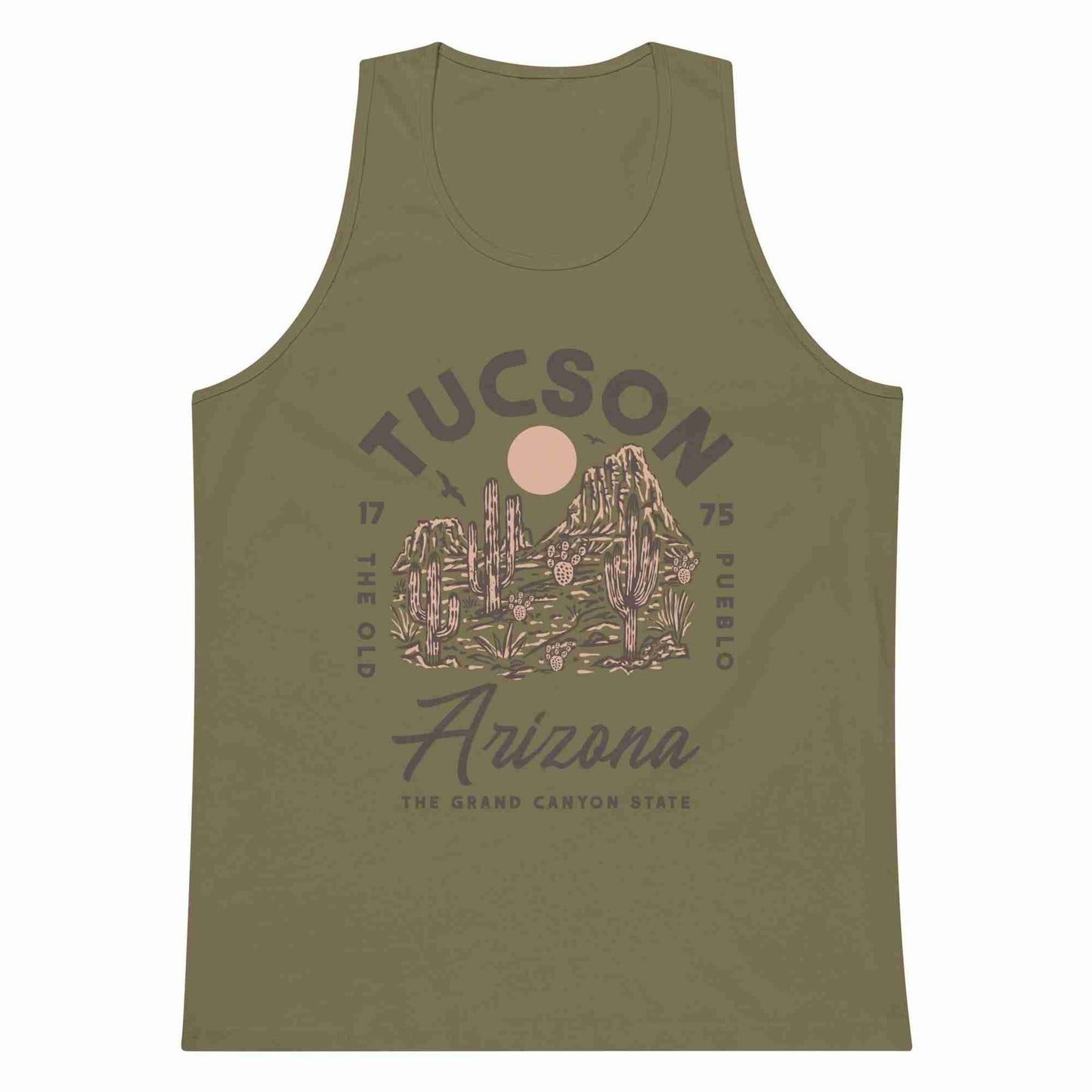 Tuscon Arizona Men’s Premium Tank Top