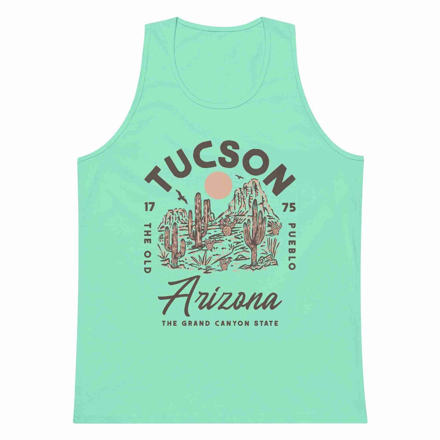 Tuscon Arizona Men’s Premium Tank Top