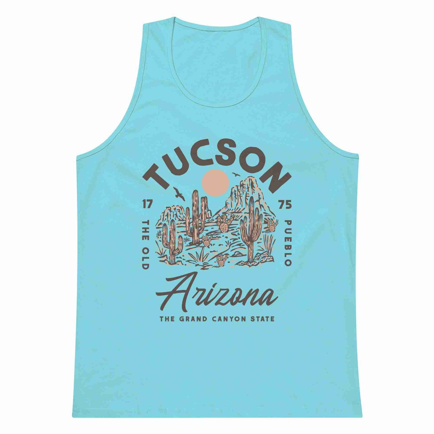 Tuscon Arizona Men’s Premium Tank Top