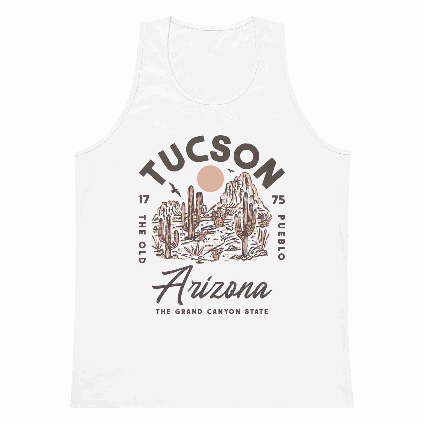 Tuscon Arizona Men’s Premium Tank Top