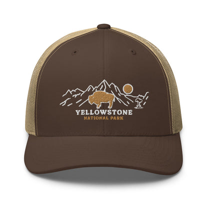 Yellowstone National Park Trucker Cap