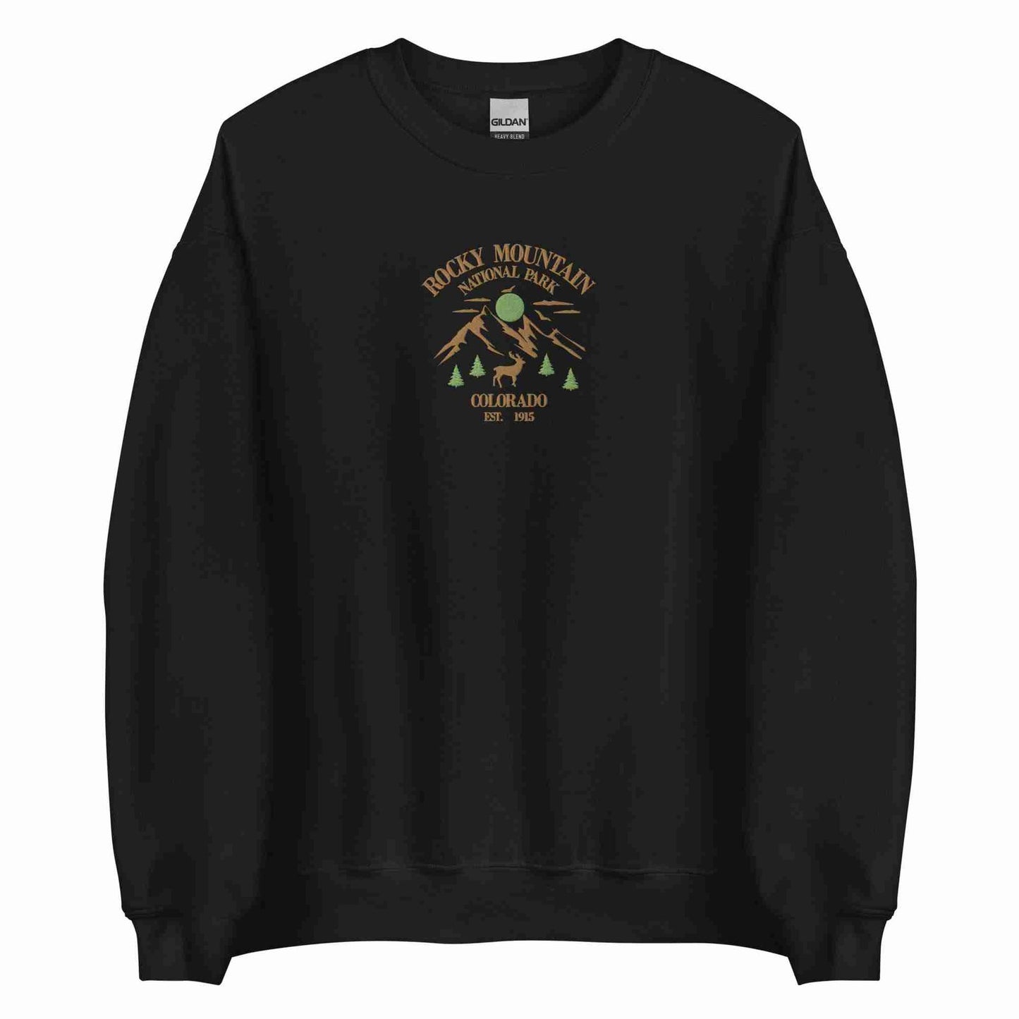 Rocky Mountain National Park Embroidery Sweatshirt