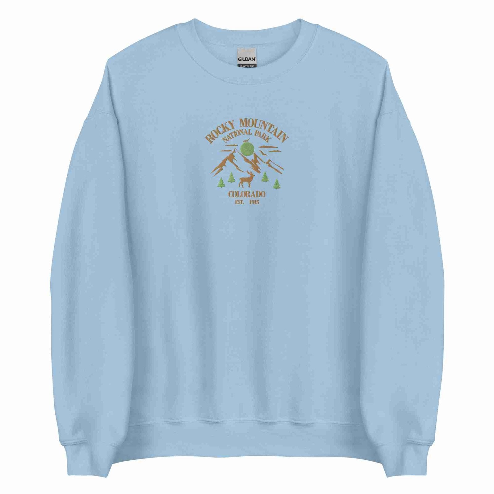 Rocky Mountain National Park Embroidery Sweatshirt