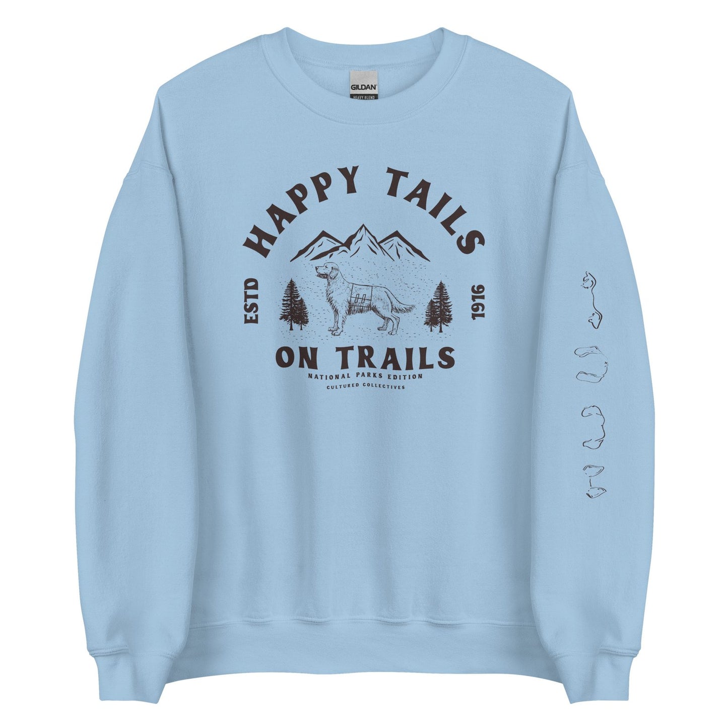 Happy Tails On Trails Unisex Sweatshirt