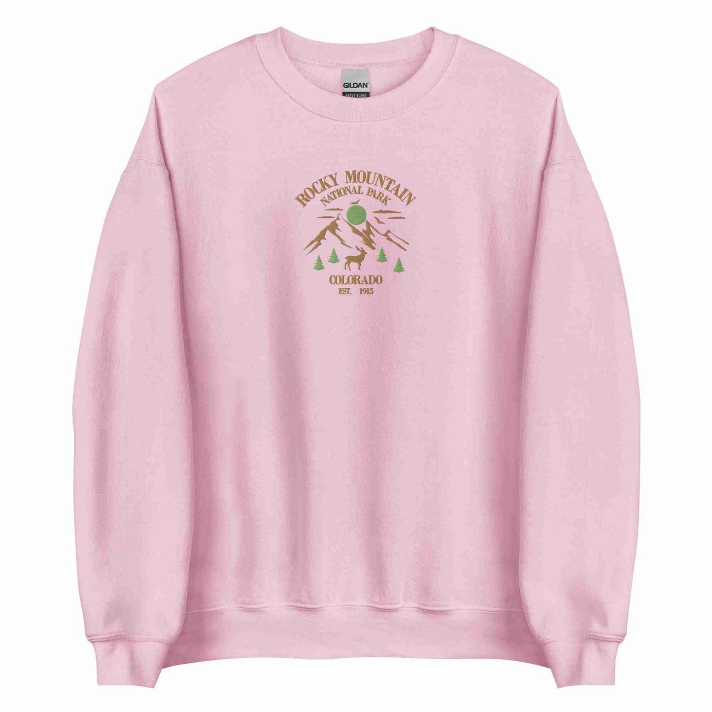 Rocky Mountain National Park Embroidery Sweatshirt