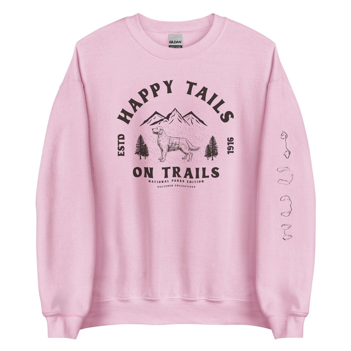 Happy Tails On Trails Unisex Sweatshirt