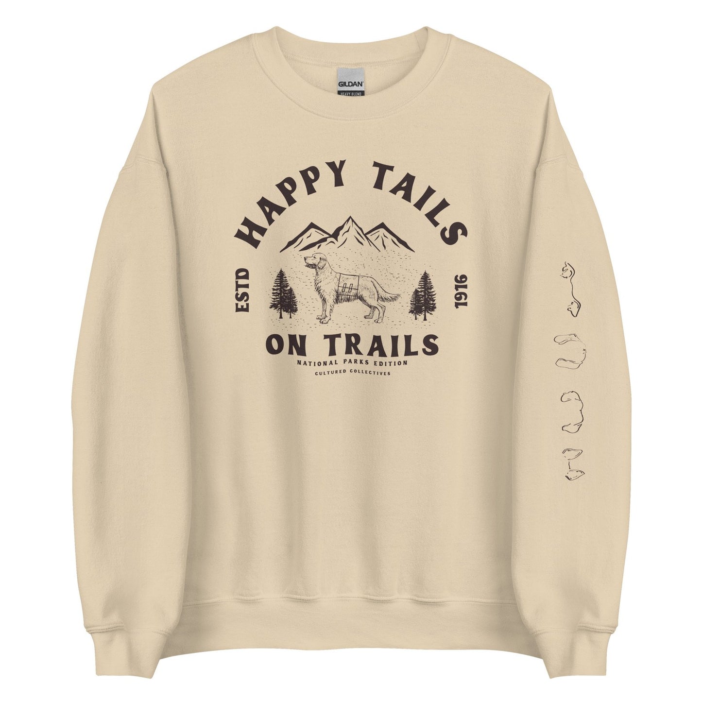 Happy Tails On Trails Unisex Sweatshirt