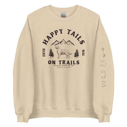 Happy Tails On Trails Unisex Sweatshirt