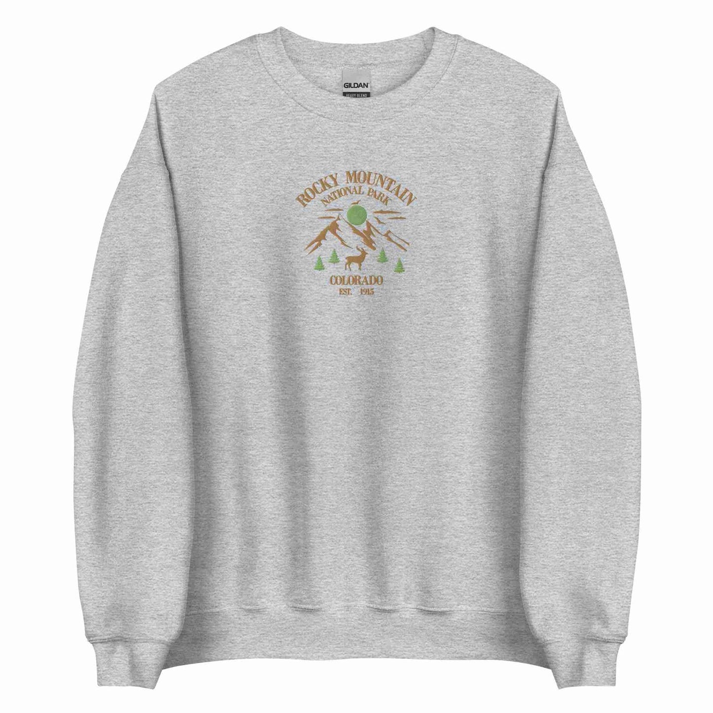 Rocky Mountain National Park Embroidery Sweatshirt