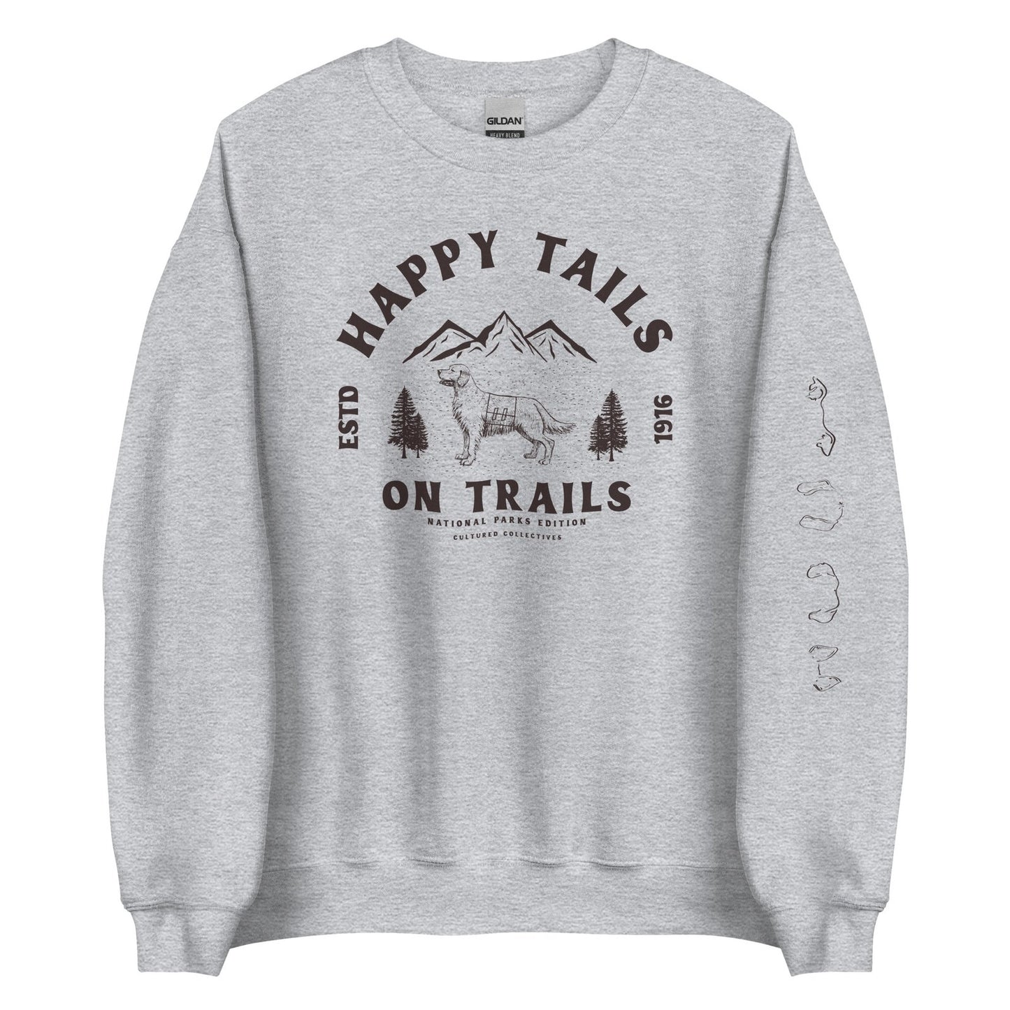 Happy Tails On Trails Unisex Sweatshirt