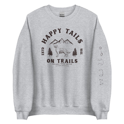 Happy Tails On Trails Unisex Sweatshirt