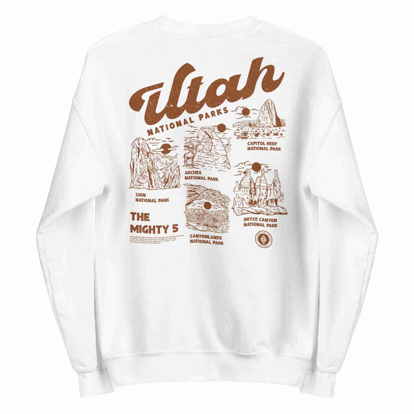 Utah Mighty Five National Parks Sweatshirt