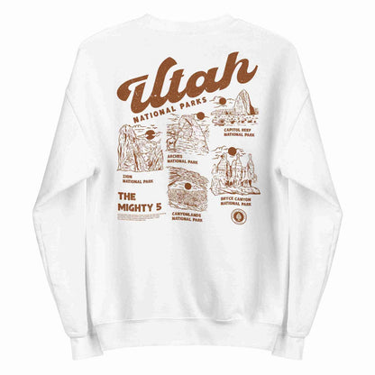 Utah Mighty Five National Parks Sweatshirt