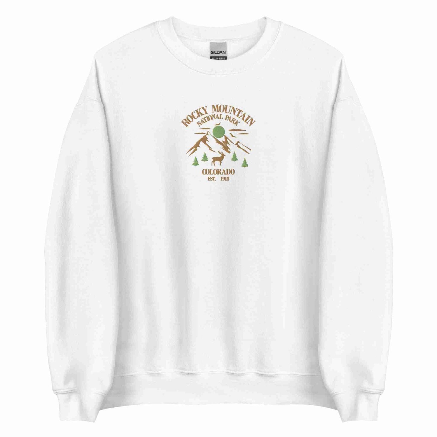 Rocky Mountain National Park Embroidery Sweatshirt