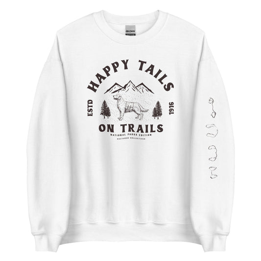 Happy Tails On Trails Unisex Sweatshirt