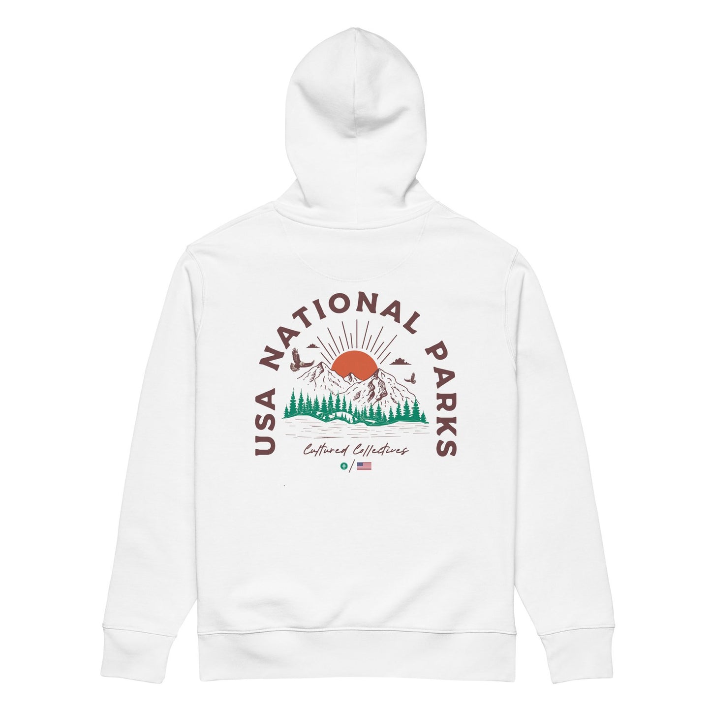 USA National Parks Organic Hoodie