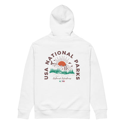 USA National Parks Organic Hoodie