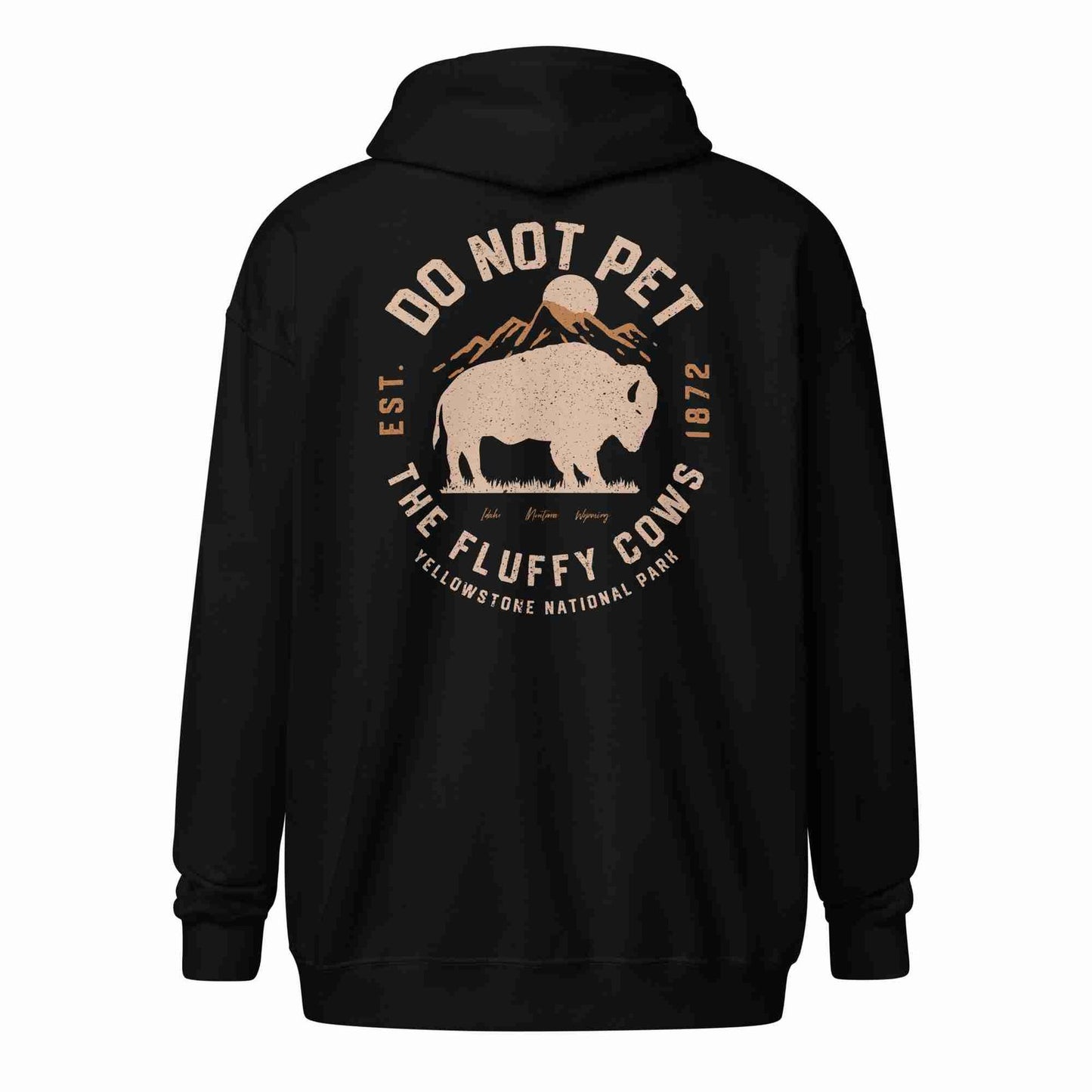 Do Not Pet the Fluffy Cows Full Zip Hoodie