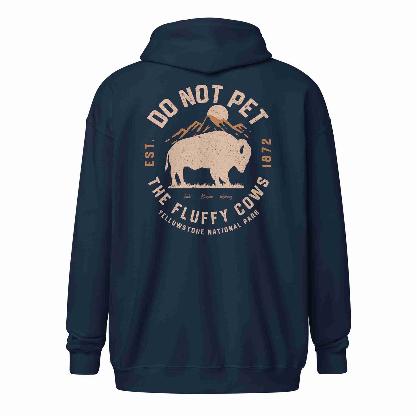 Do Not Pet the Fluffy Cows Full Zip Hoodie