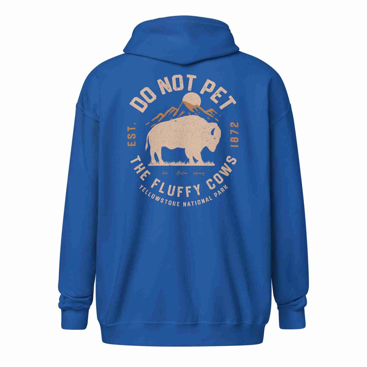 Do Not Pet the Fluffy Cows Full Zip Hoodie