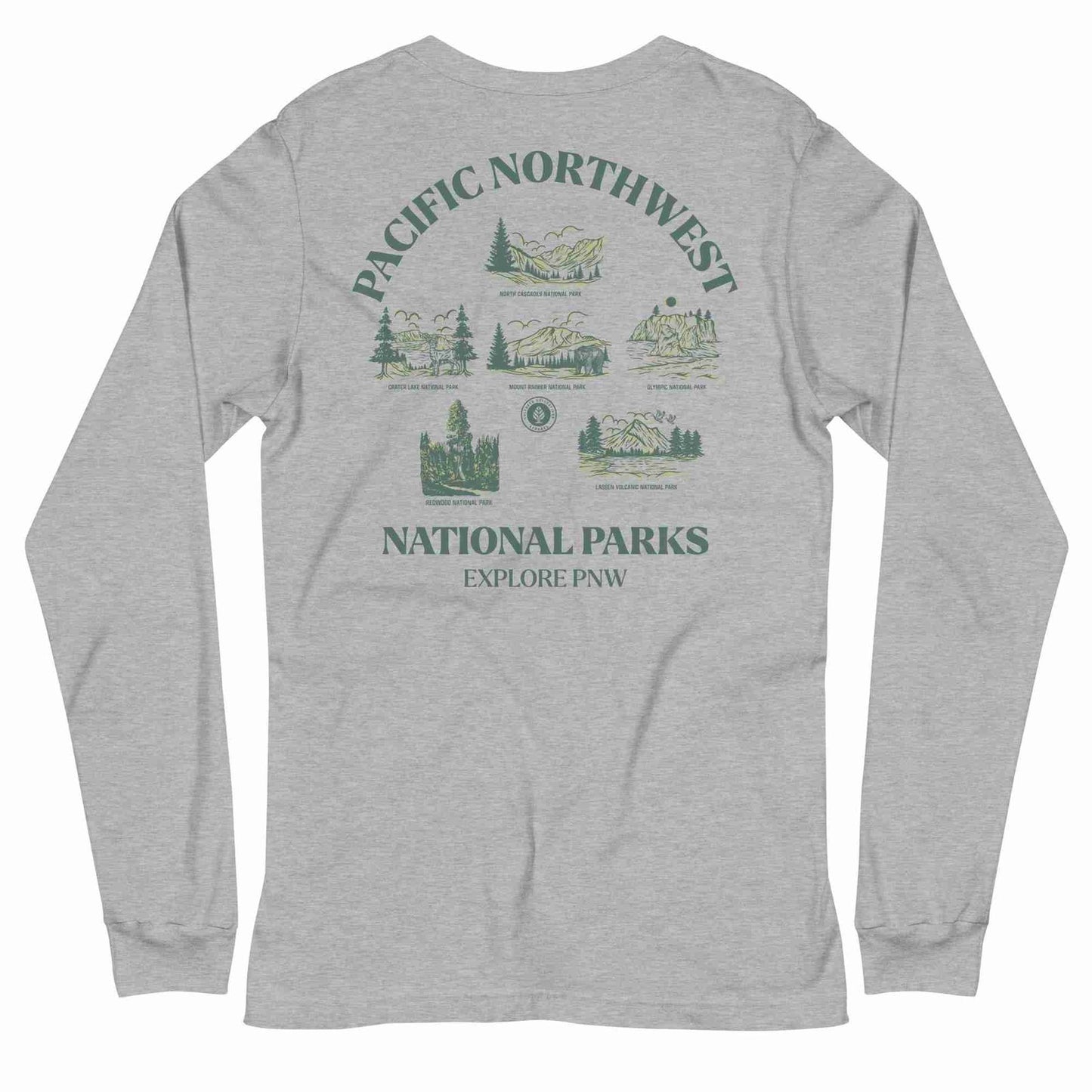 Pacific Northwest National Parks Long Sleeve Tee