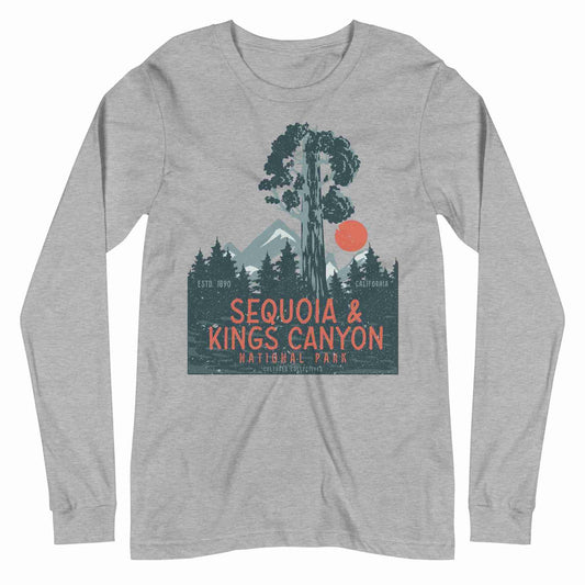 Sequoia &amp; Kings Canyon National Park Vintage Long Sleeve Tee