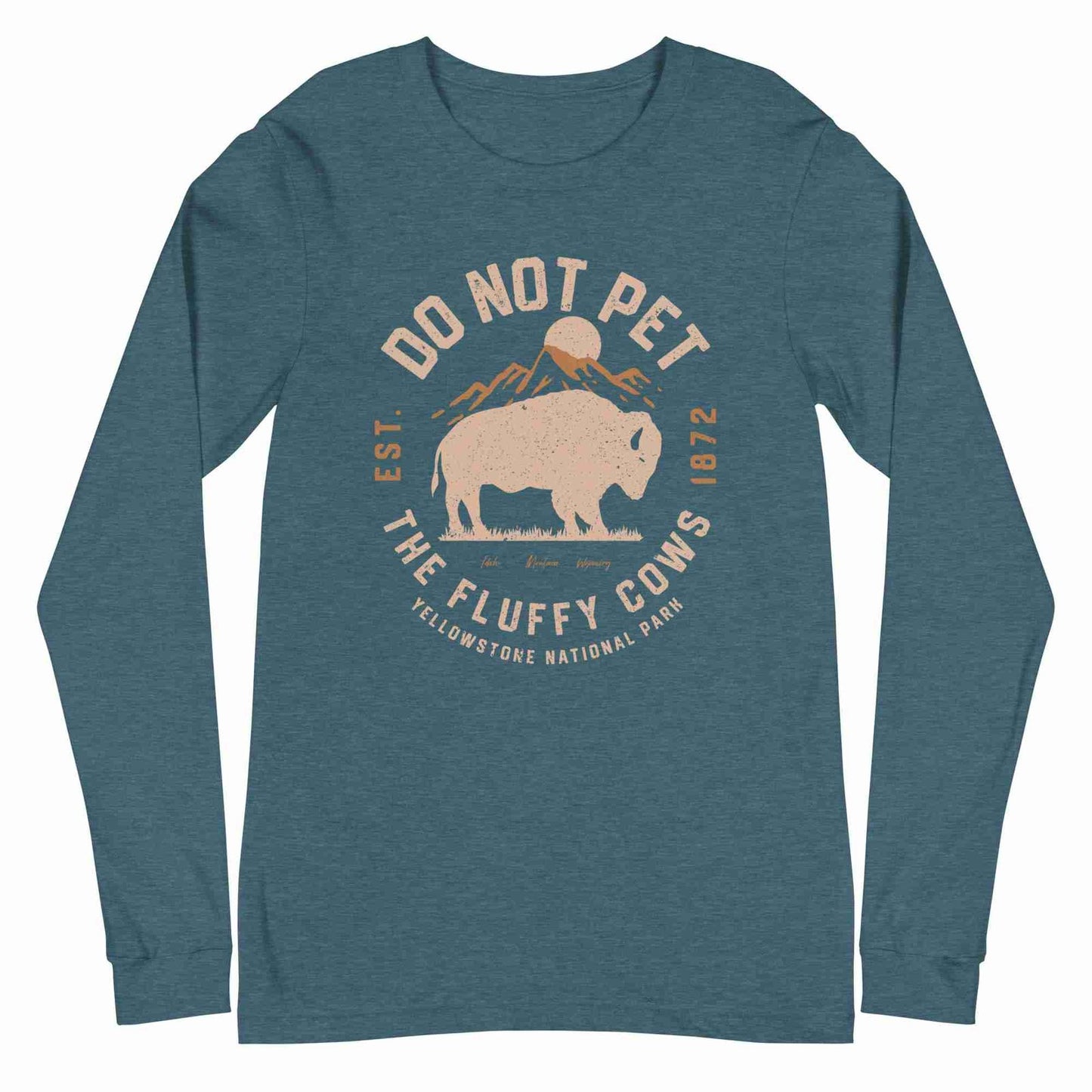 Do Not Pet The Fluffy Cows Long Sleeve Tee