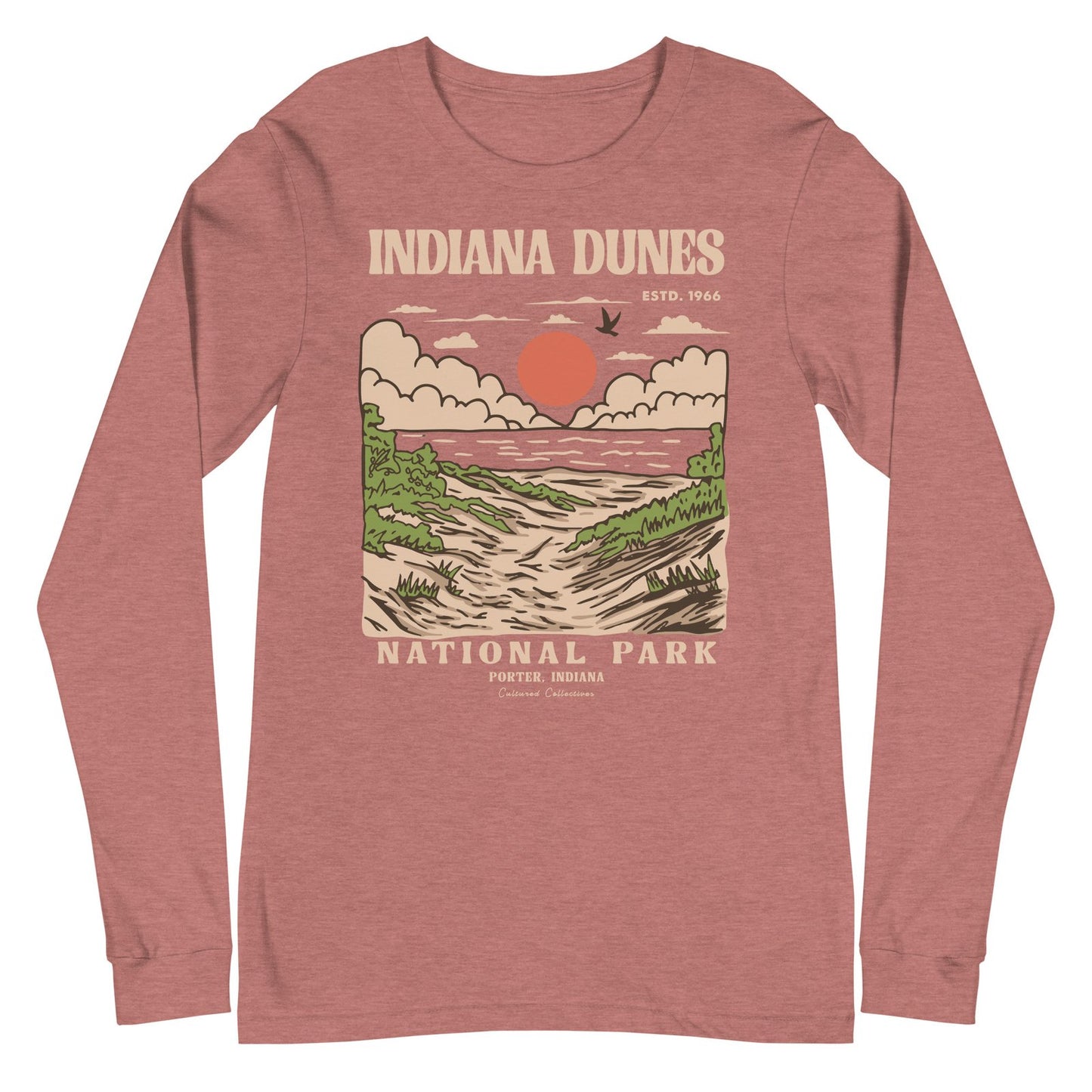 Indiana Dunes National Park Unisex Park Long Sleeve Tee