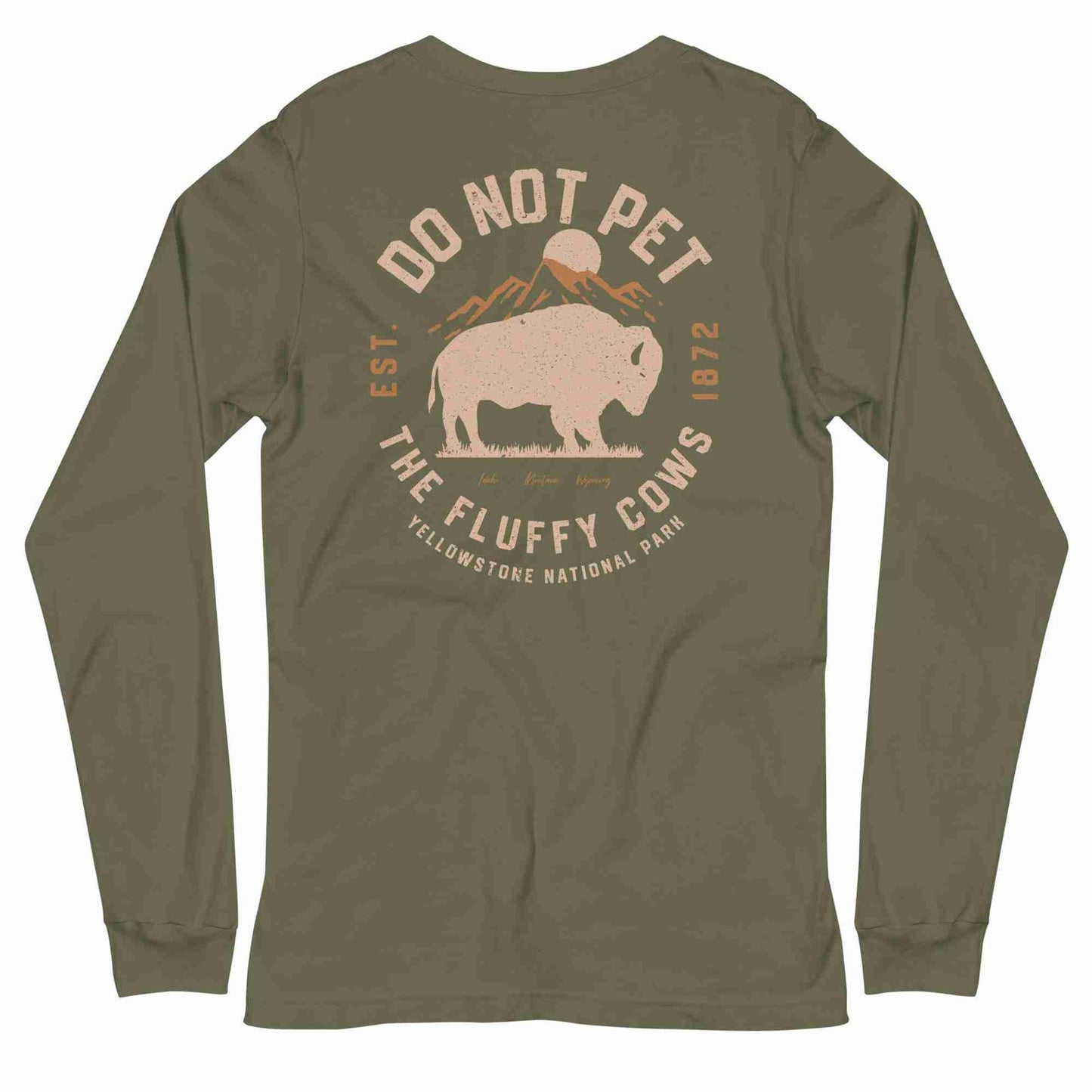 Do Not Pet The Fluffy Cows Long Sleeve Tee