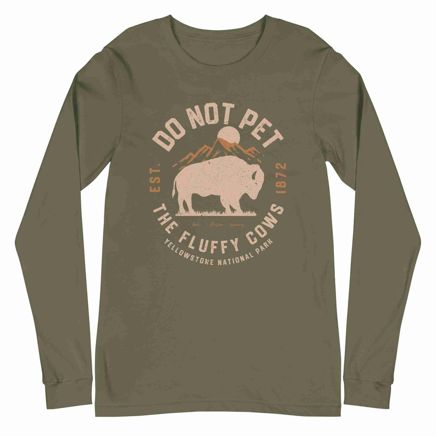 Do Not Pet The Fluffy Cows Long Sleeve Tee