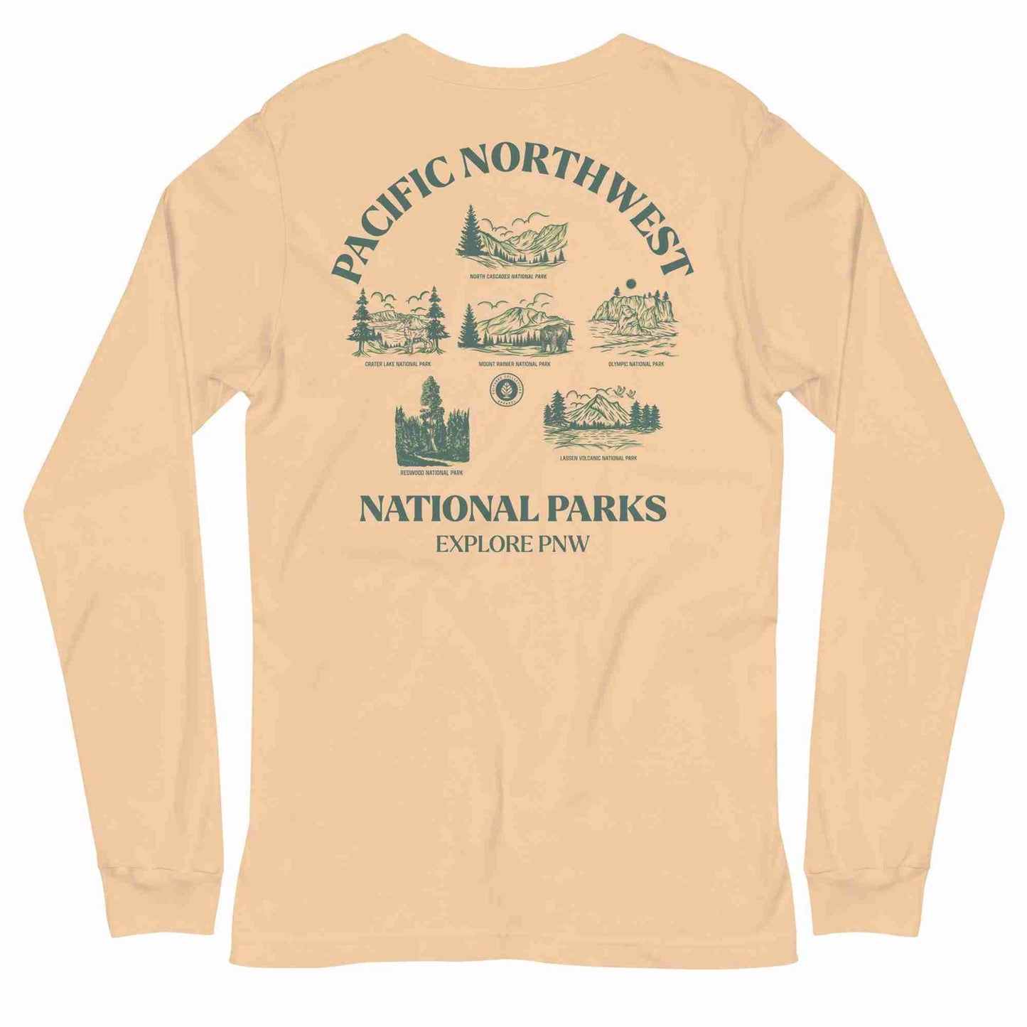 Pacific Northwest National Parks Long Sleeve Tee