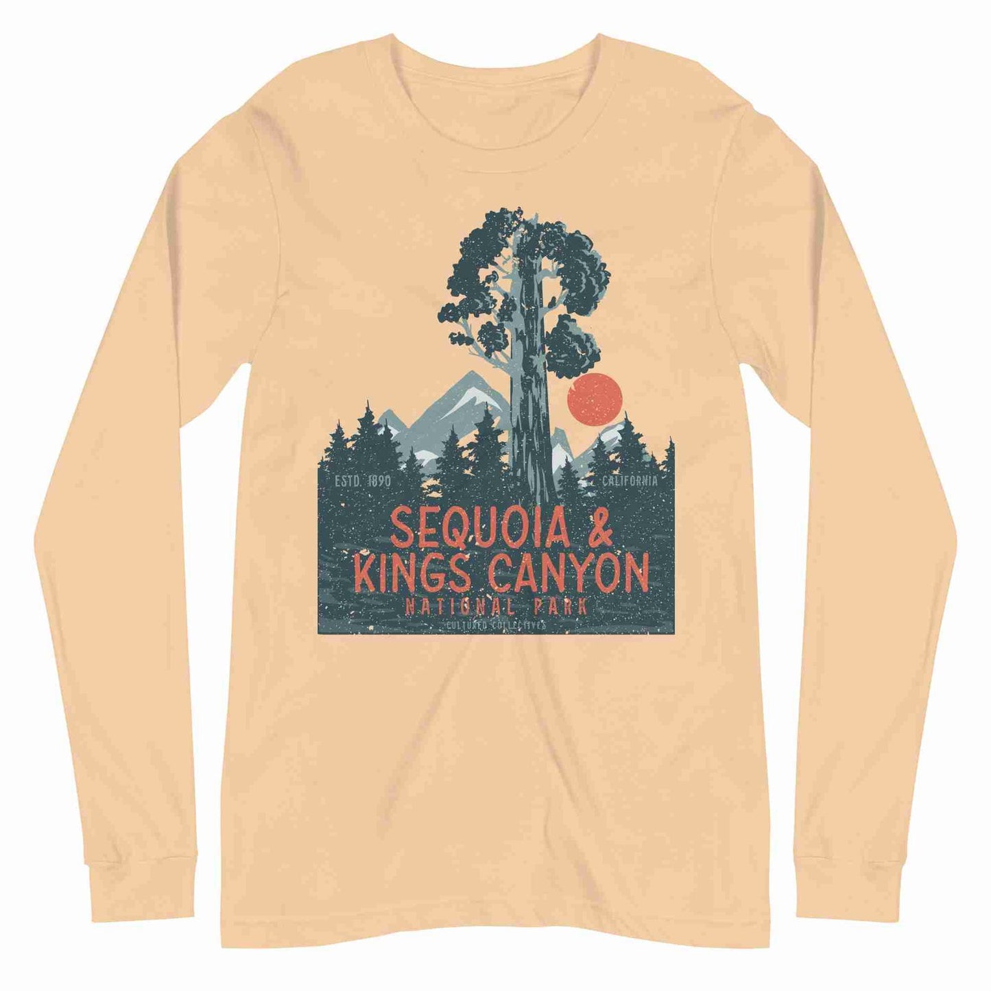 Sequoia &amp; Kings Canyon National Park Vintage Long Sleeve Tee