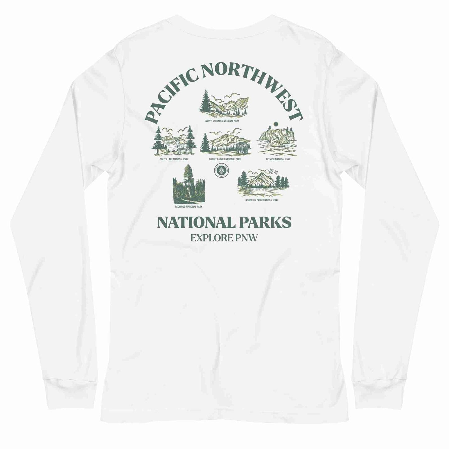 Pacific Northwest National Parks Long Sleeve Tee