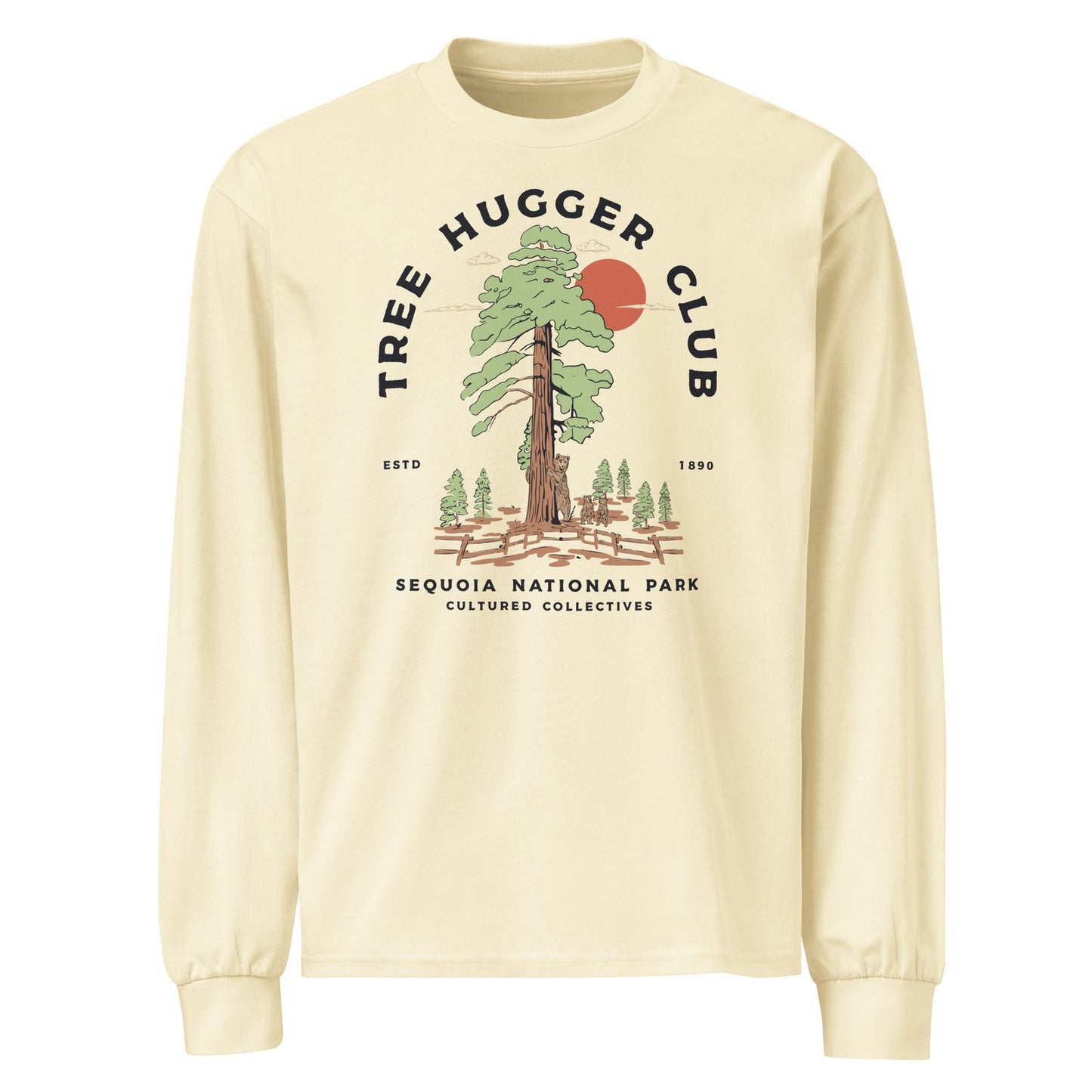 Tree Hugger Club long sleeve tee