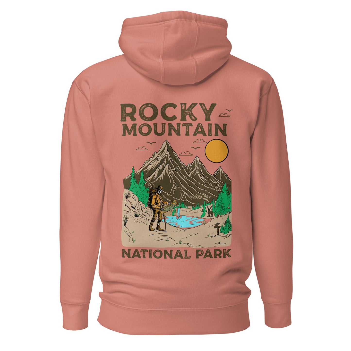 Rocky Mountain National Park Hoodie – Skeleton Explorer Edition