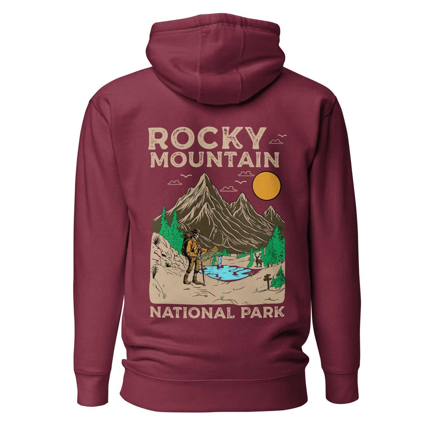 Rocky Mountain National Park Hoodie – Skeleton Explorer Edition