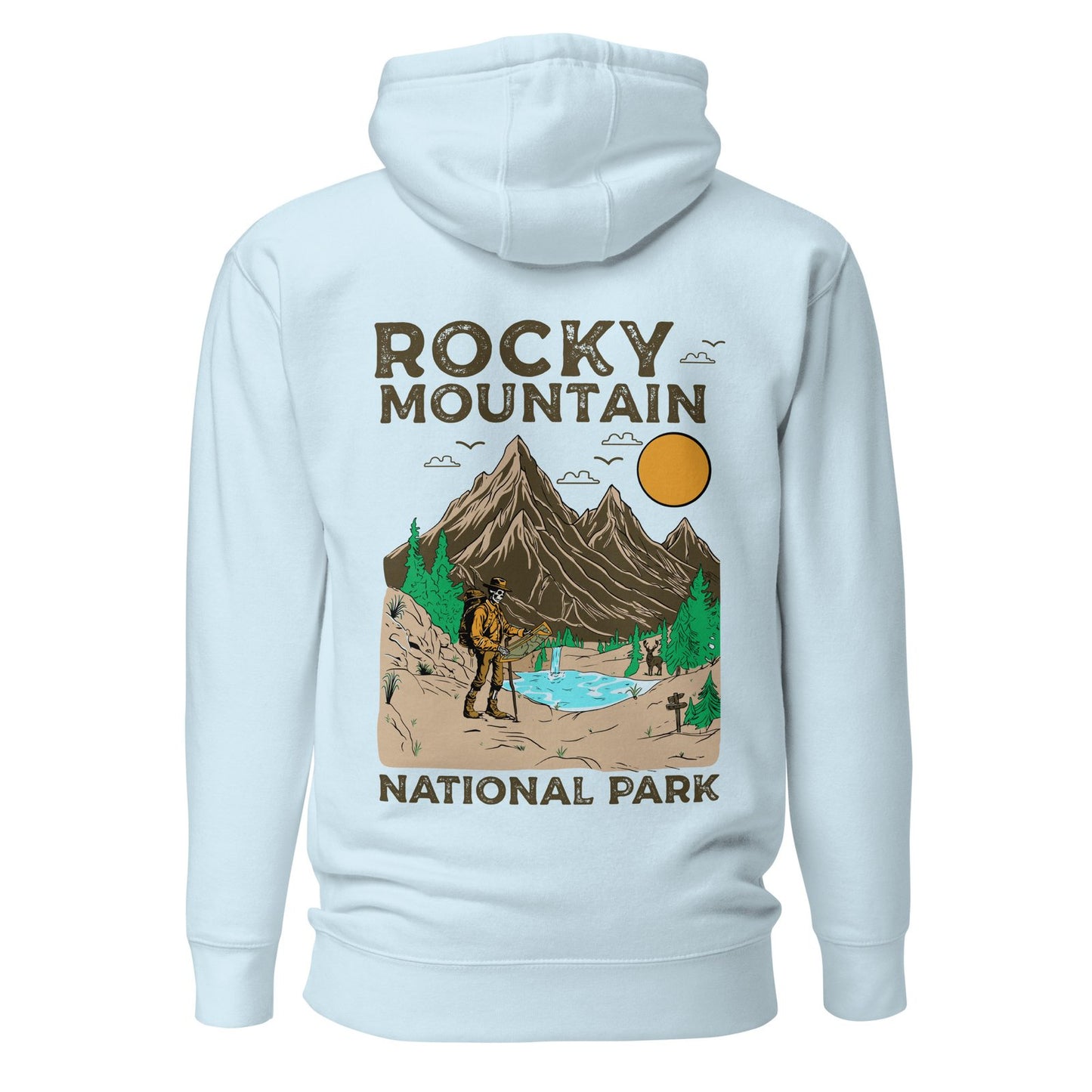 Rocky Mountain National Park Hoodie – Skeleton Explorer Edition