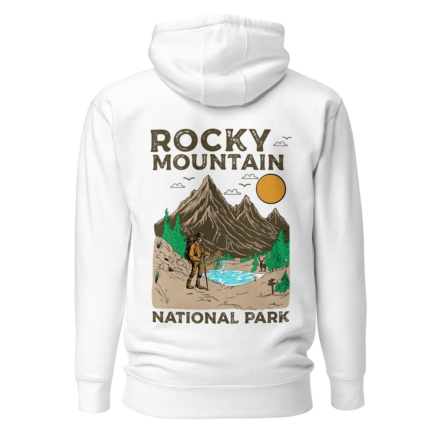 Rocky Mountain National Park Hoodie – Skeleton Explorer Edition