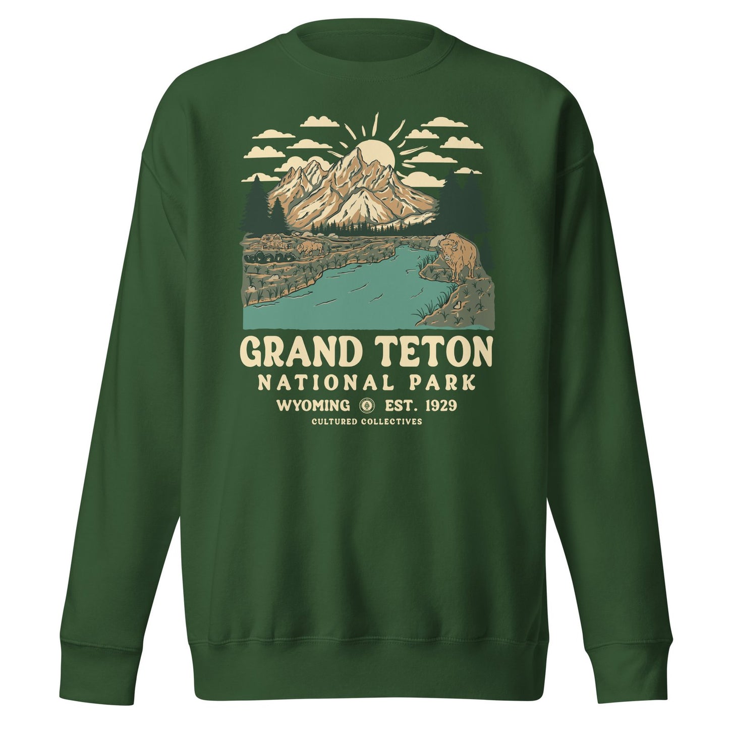 Grand Teton National Park Premium Sweatshirt