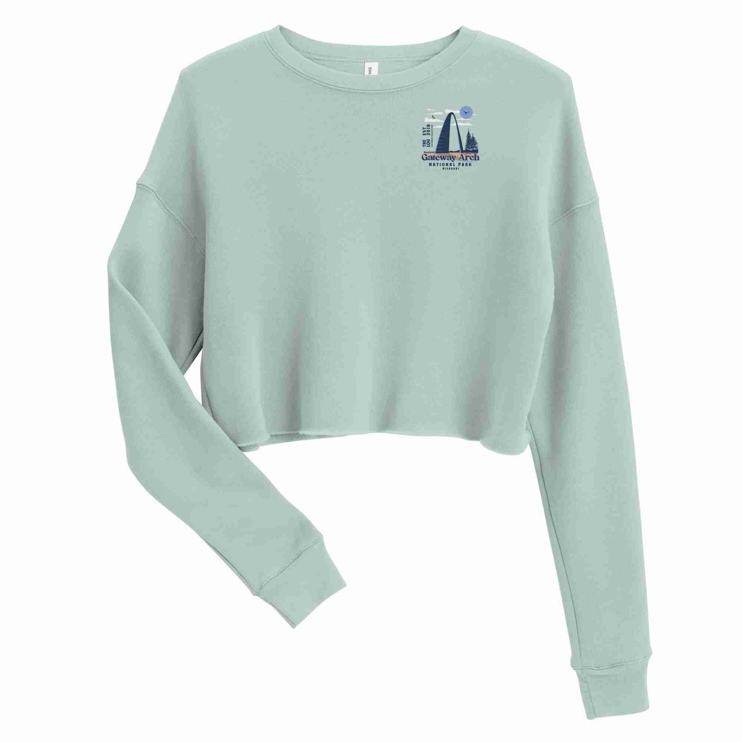 Gateway Arch National Park Crop Sweatshirt