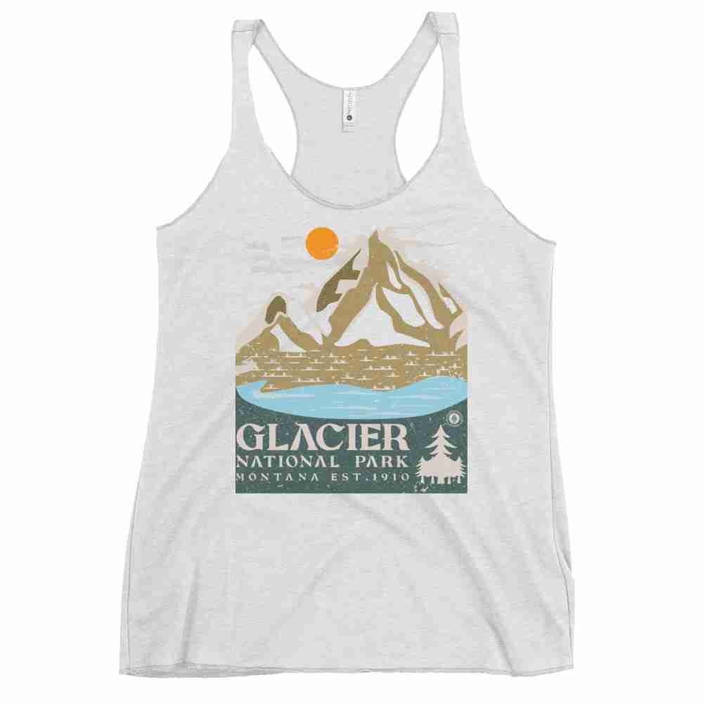 Glacier National Park Women's Racerback Tank