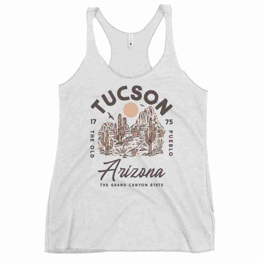 Tuscon Arizona Women's Racerback Tank