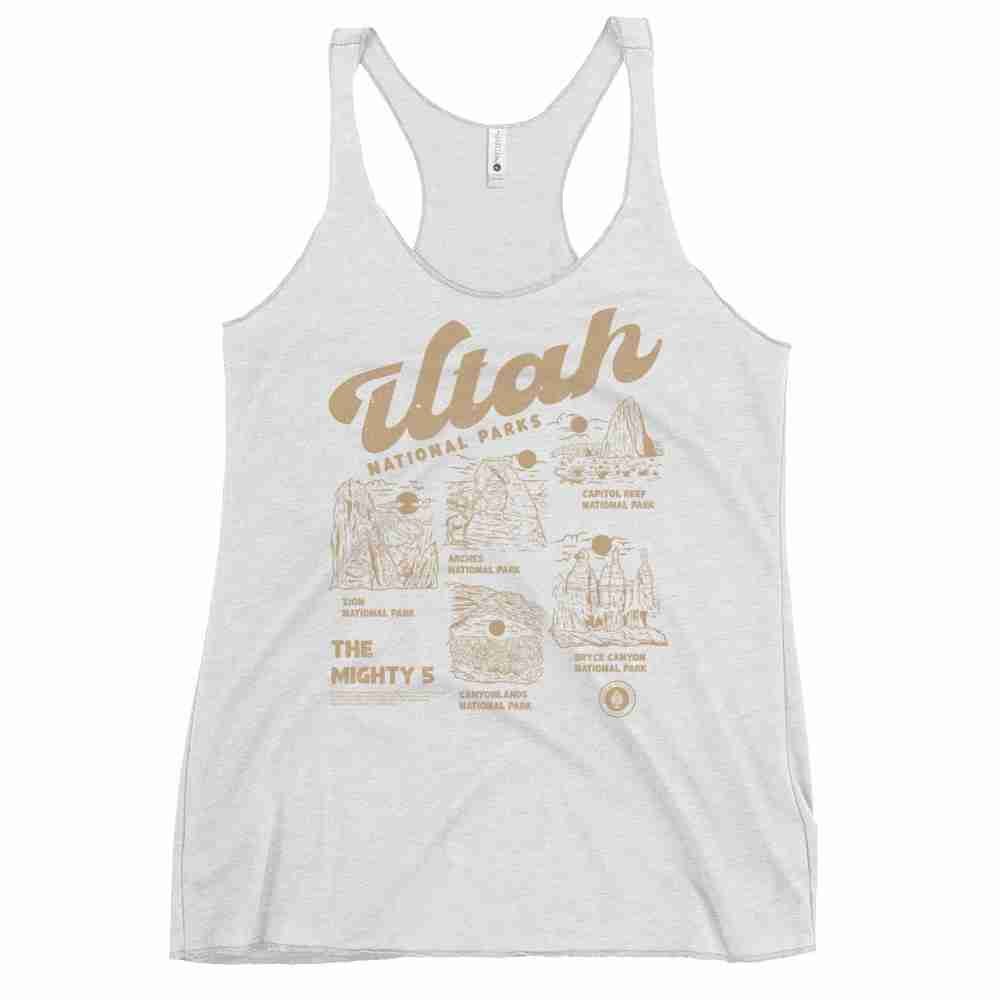 Utah National Parks Women's Racerback Tank