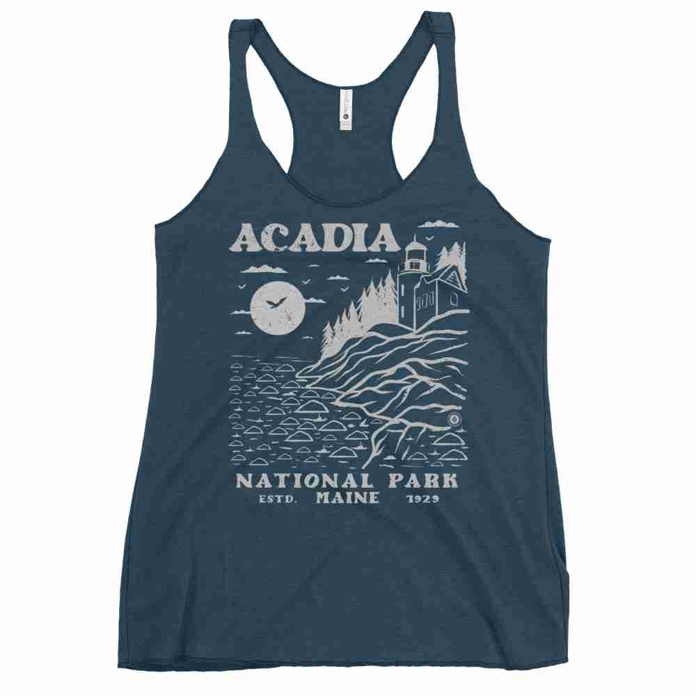 Acadia National Park Racerback Tank