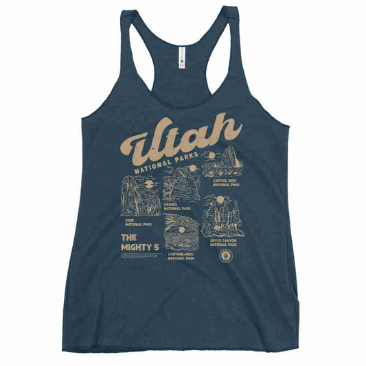 Utah National Parks Women's Racerback Tank