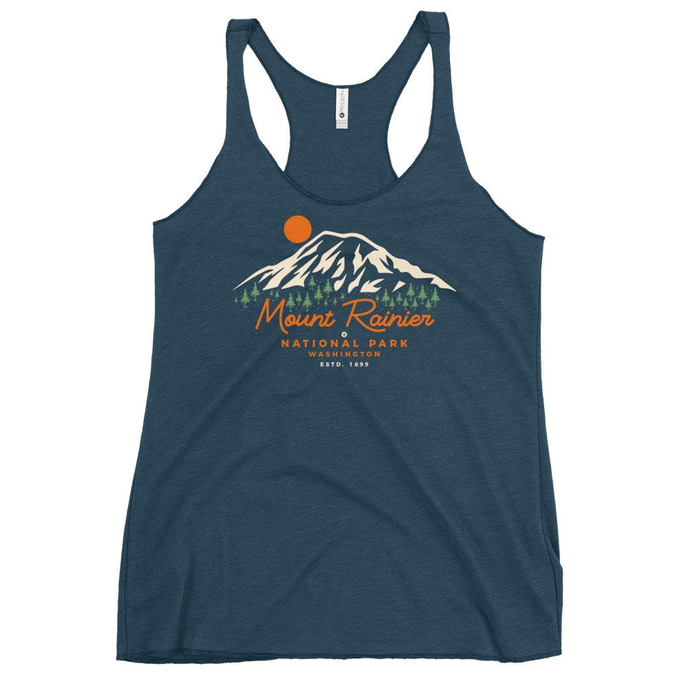 Mount Rainier National Park Women's Racerback Tank