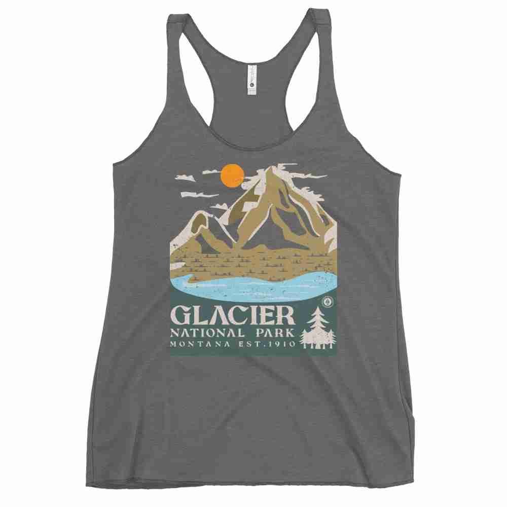 Glacier National Park Women's Racerback Tank