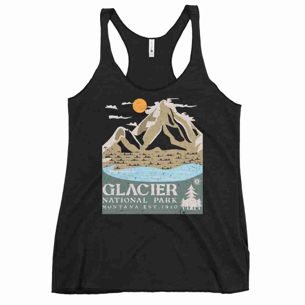 Glacier National Park Women's Racerback Tank