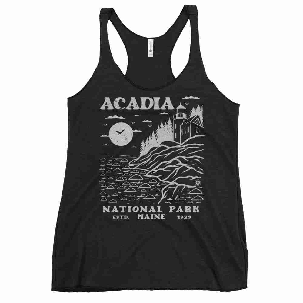 Acadia National Park Racerback Tank