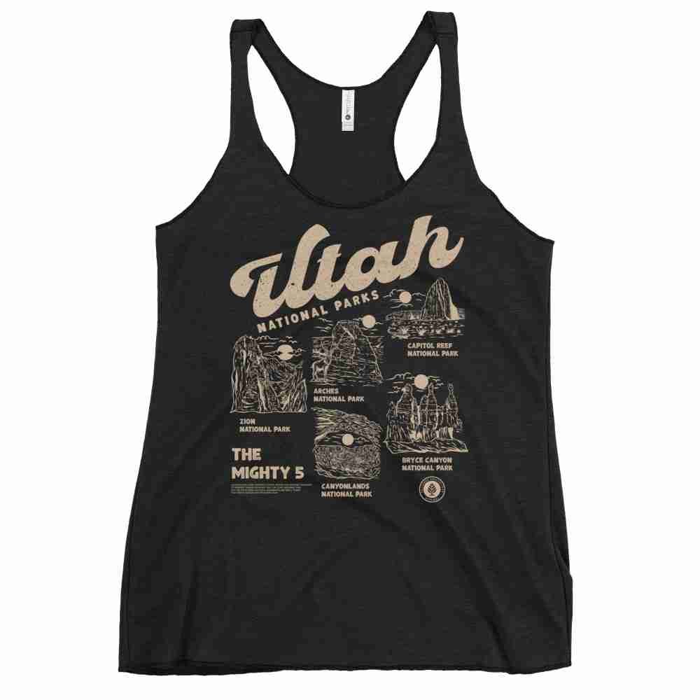 Utah National Parks Women's Racerback Tank